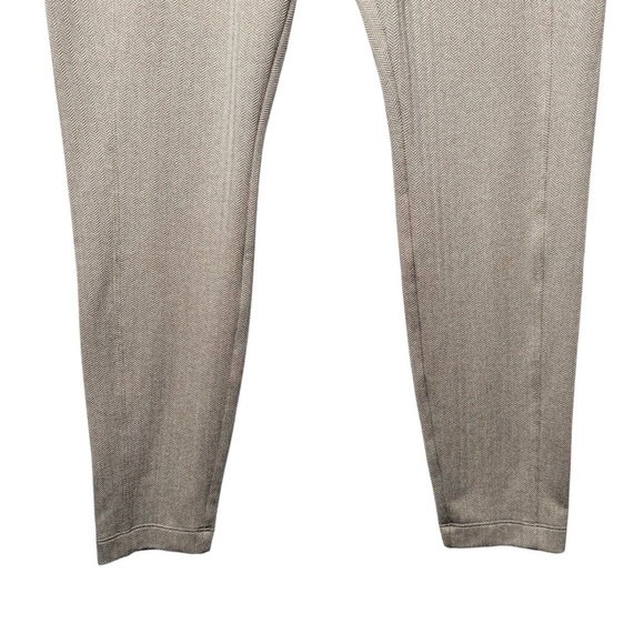 Athleta Delancey Tan Herringbone Women’s Leggings Sz M - Picture 6 of 13